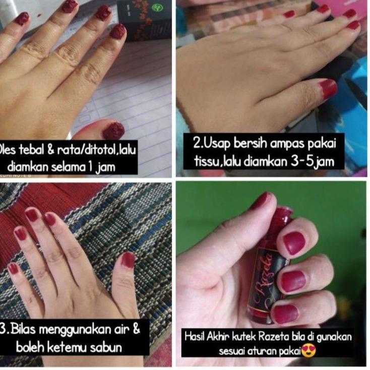 Razeta kutek Muslimah / Henna Razeta / Kutek kuku Razeta [SBD.22De22g]