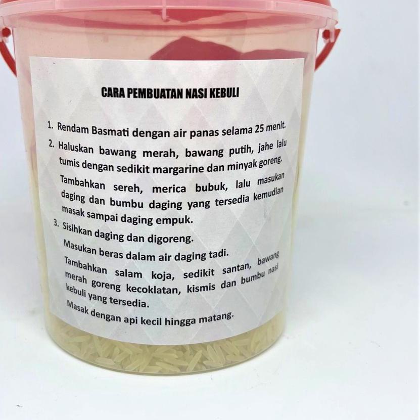 

BISA COD ✔️Beras Basmati dan Bumbu aLBaS Untuk Nasi Mandi, Kebuli, Briyani Masakan Khas Timur Tengah Untuk 7 Porsi|SQ3