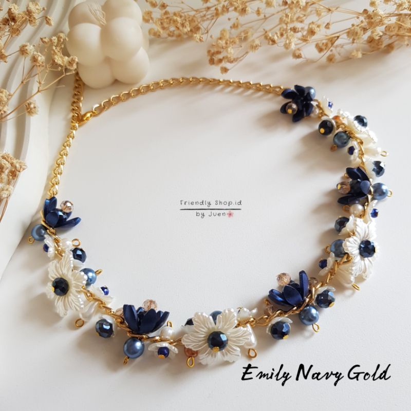 EMILY NECKLACE PREMIUM - ELSA / KALUNG MANIK / KALUNG HIJAB / KALUNG KRISTAL / CHOOKER