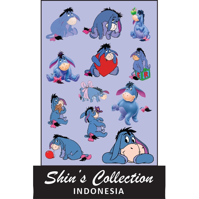 

Sticker stiker murah anti air Eeyore 1 pc