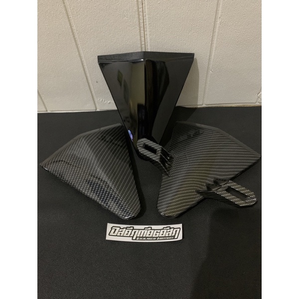 panel dasi buta plat nomor karbon Beat esp new 2016 2019 carbon Original honda