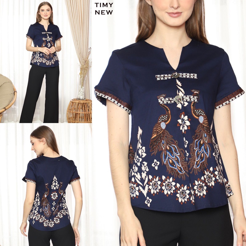 TIMY TOP STANDAR / JUMBO / SUPER JUMBO - Atasan Batik Wanita Blouse Wanita