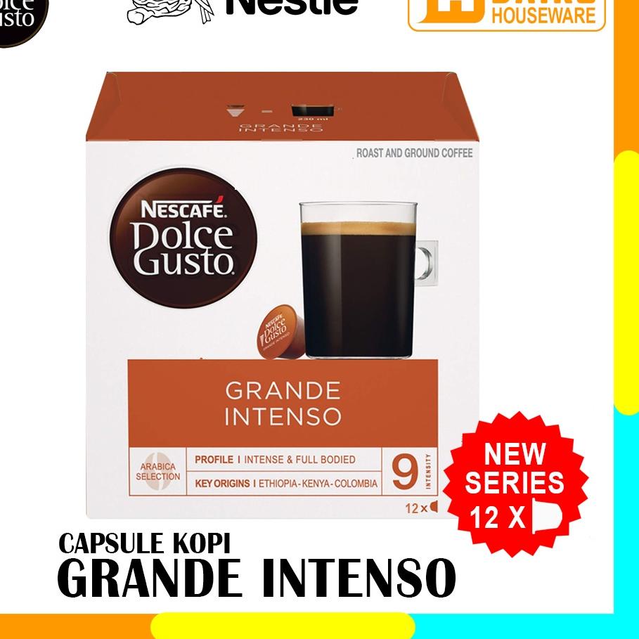 

Terbaru 3.3 Capsule NDG Nescafe Dolce Gusto Grande Intenso 1 Box Original Nestle