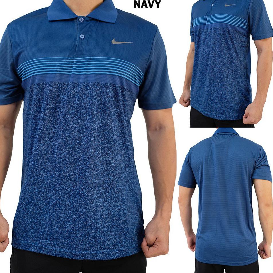 Hot Promo Polo Olahraga Pria Kerah P6952 Baju Training Golf Gym Sport Fitness Running Import Cowok