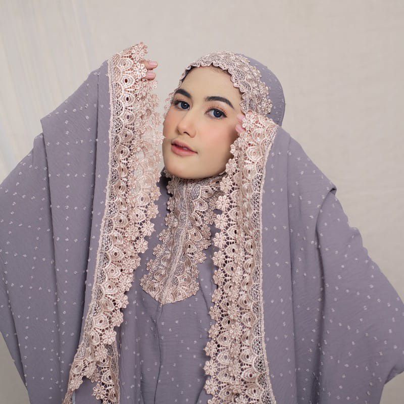 MUKENA DEWASA 2 IN 1 RAYON CRINKLE AIRFLOW PERLENGKAPAN SHOLAT WANITA FASHION