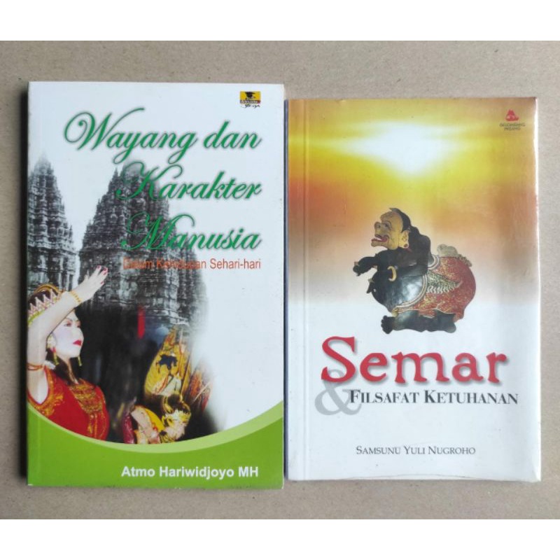 Buku Wayang dan karakter manusia & Semar dan Filsafat Ketuhanan