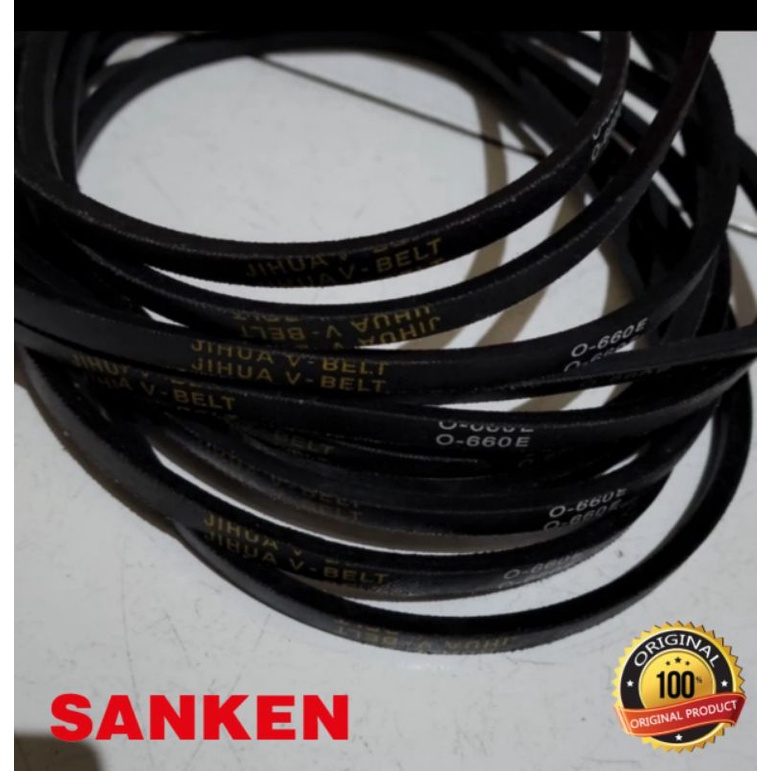 Karet Vanbelt fanbelt Mesin cuci SANKEN Original | O - 660E