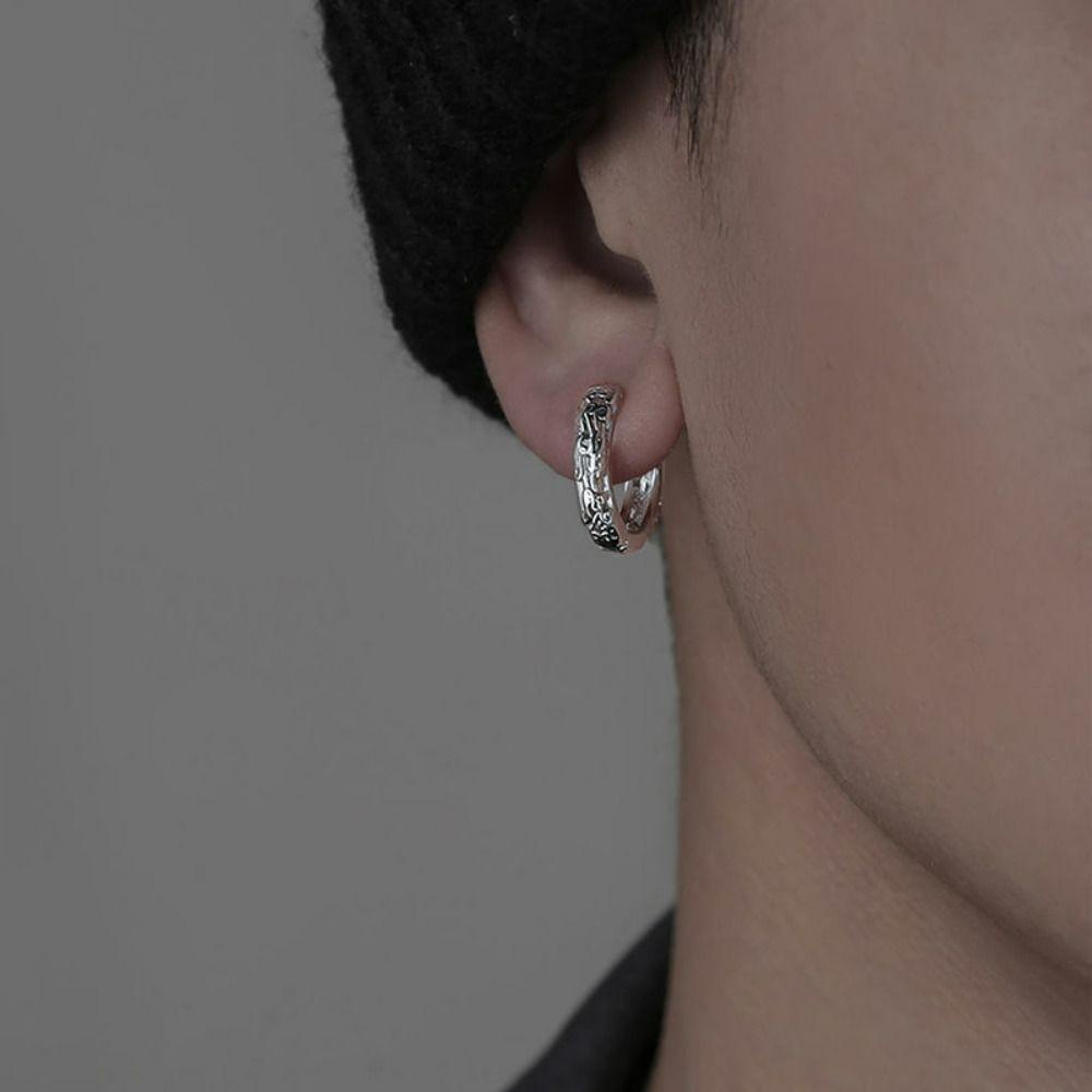 Mxbeauty Pasukan Berani Klip Anting Hadiah Punk Wanita Pesta Telinga Gesper Street Wear Korea Earrings