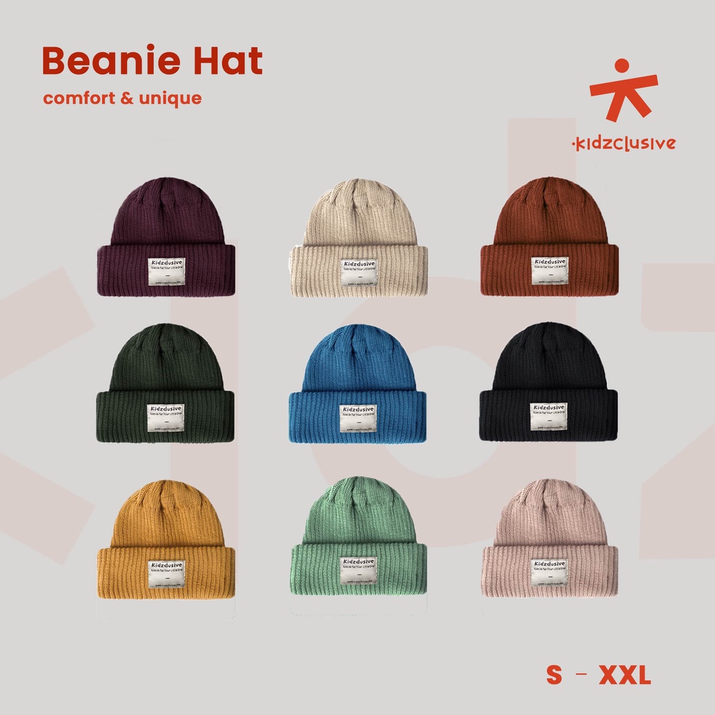 Kidzclusive Beanie Hat / Kupluk Anak Kupluk Anak Laki Laki Kupluk Bayi Topi Anak Laki Laki Topi Bayi
