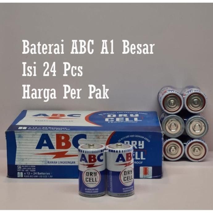 baterai ABC besar batrai abc biru A A1 batre