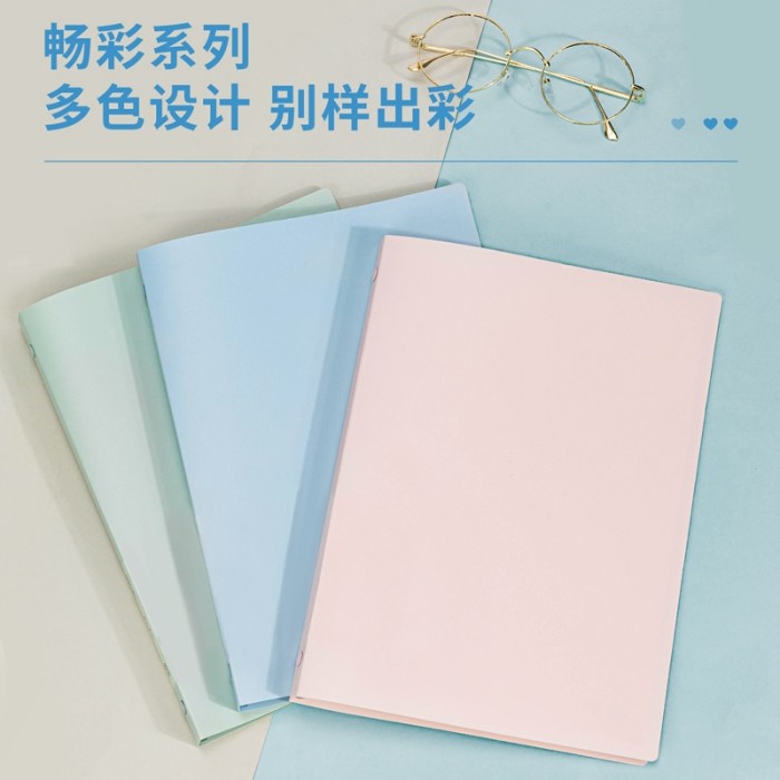

BINDER NOTE MAP BUKU RING B5 26 RING PLASTIK DELI HB540 ELASTIS WARNA