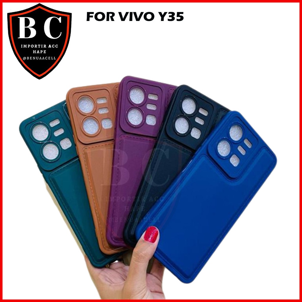 CASE VIVO Y36 5G - CASE LEATHER PRO VIVO Y36 5G Y35 Y22 Y22S Y16 Y17 Y15 Y12