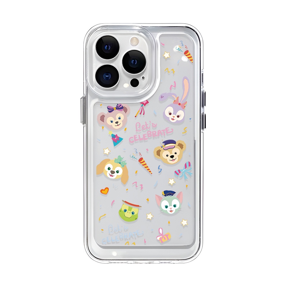 IPHONE Hewan Lucu Casing Ponsel Lembut Transparan Kompatibel Untuk Iphone14 13 12 11 Pro XS Max X XR 7 8 Plus Shockproof Casing TPU Cover