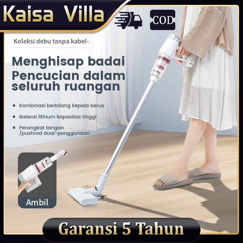 KAISAVILLA Vacum Cleaner Nirkabel 2-in-1 Penyedot Debu