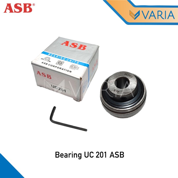 Bearing UC 201 ASB Diameter As 12 mm Laher Insert Pillow Block