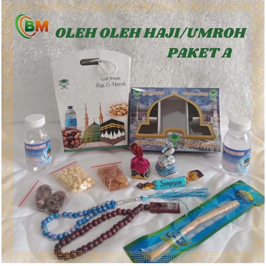 

( COD ) PAKET OLEH OLEH HAJI DAN UMROH (KATEGORI A) FREE KARTU UCAPAN