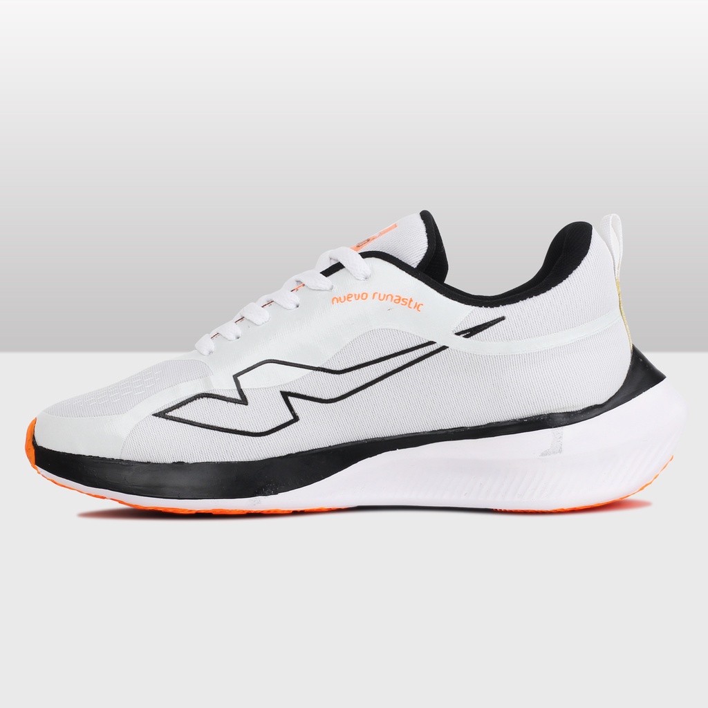 RECOMMENDED NUEVO - SEPATU LARI PRIA SNEAKERS OLAHRAGA RUNNING JOGGING NUEVO RUNASTIC PUTIH HITAM