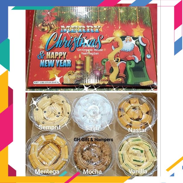 

SPECIAL NATAL DAN TAHUN BARU 2022 /KUE KERING KADO NATAL&THN BARU/ISI 6BOX TERLARIS TIAP TAHUN/HAMPERS/MERRY CHRISTMAS/BHN PREMIUM