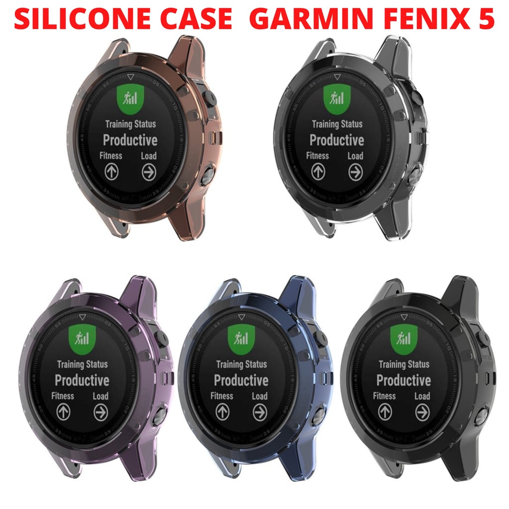 Garmin Fenix 5 Case Silicone Protection Case Cover casing