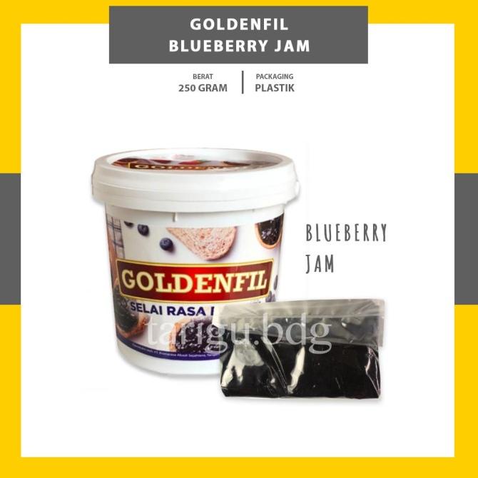 

GOLDENFIL STRAWBERRY BLUBERRY JAM 250GR - SELAI RASA BUAH OLESAN ROTI