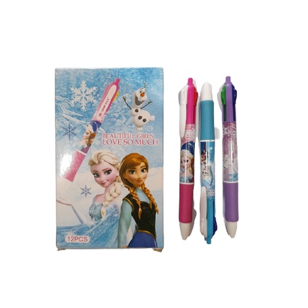 

BOLPEN FROZEN 4 WARNA MERAH, HITAM, HIJAU DAN BIRU (PCS)