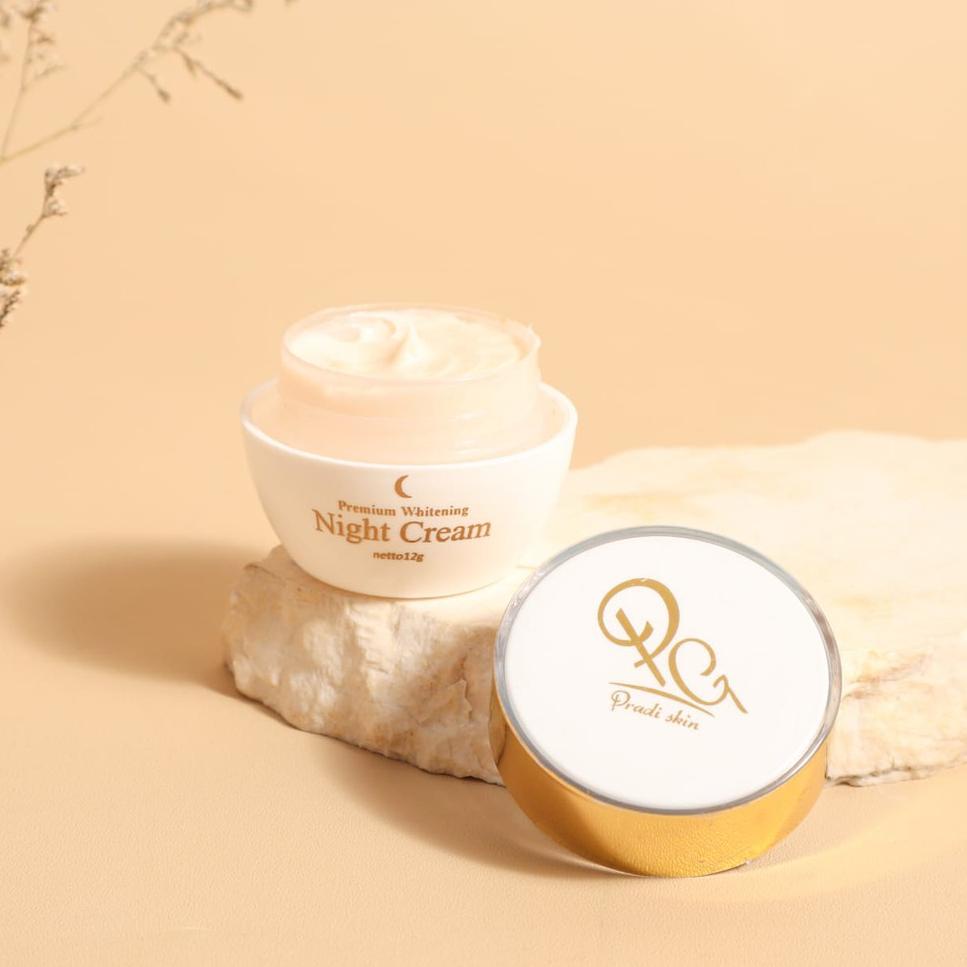 ((E-7&1♥)) Night Cream Pradiskin Glow memutihkan paling laris