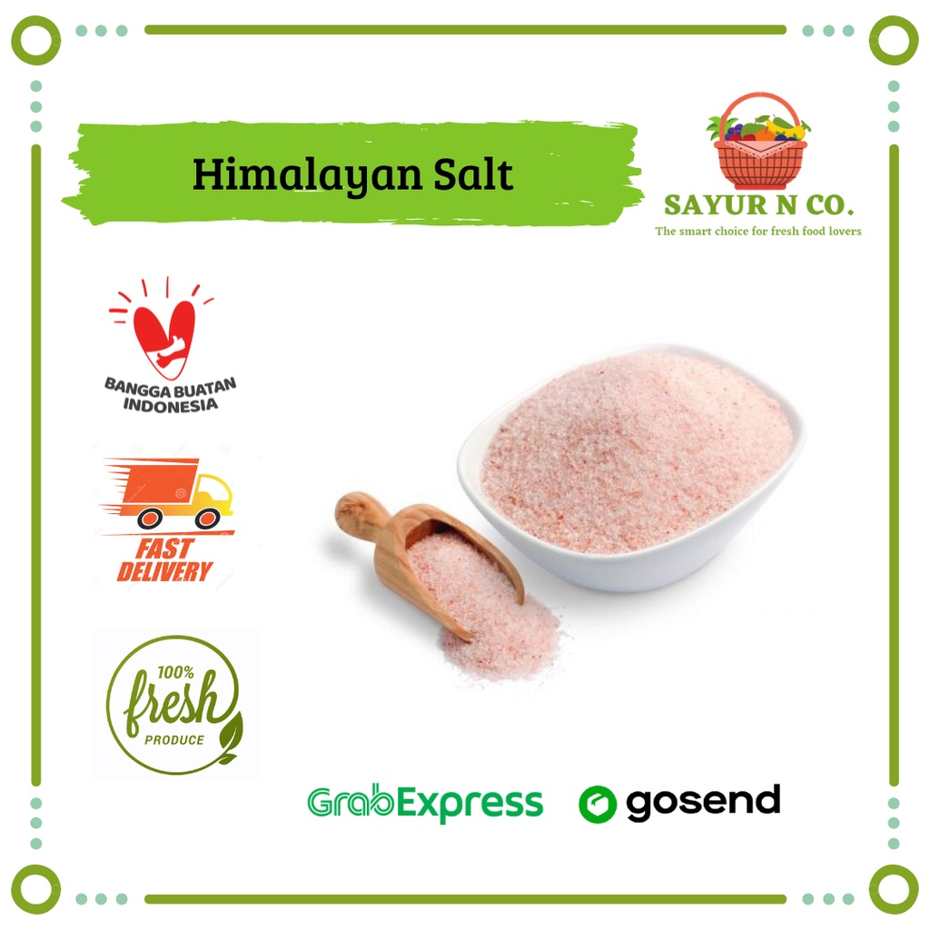 

Himalaya Salt / Garam Himalaya 250gr | Sayur N Co Bekasi