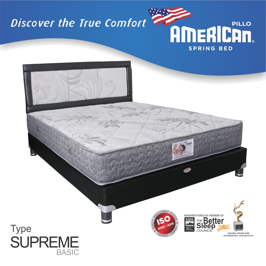 Springbed American Pillo Type Supreme Basic (Promo Discon)