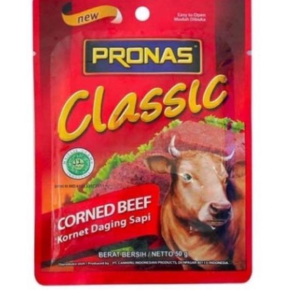 

Terlaris PRONAS KORNET CLASSIC KEMASAN SACHET 50Gram / PRONAS KORNET DAGING SAPI CORNED BEEF SACHET BANDUNG