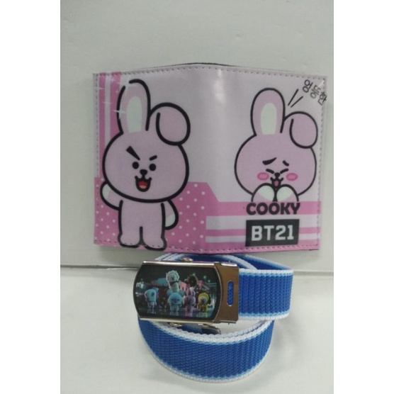 DOMPET &amp; GESPER ANAK BAHAN BAGUS WARNA CERAH