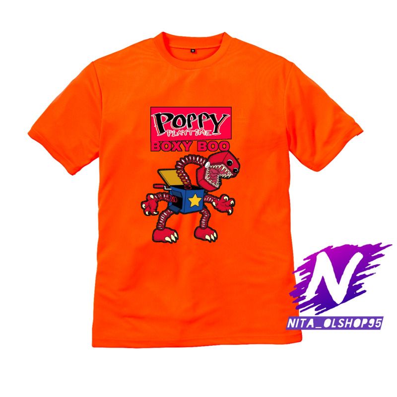 BAJU BOXY BOO kaos anak monster boxy boo poppy playtime