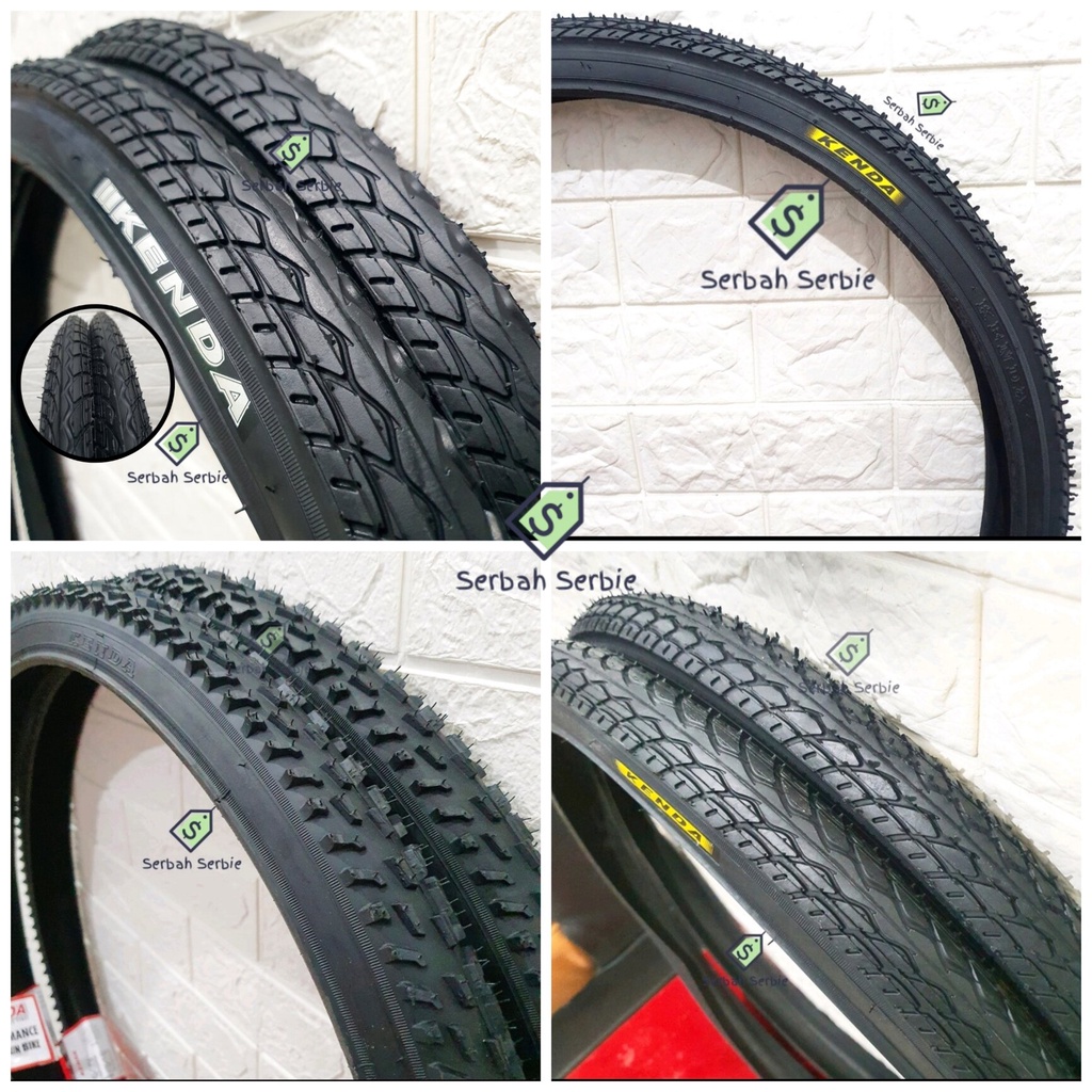 BAN LUAR SEPEDA 26X1.75 KENDA 26 X 175 MOTIF SOFT 1.75 26x175 TIRE MTB CITY ROAD BIKE FEDERAL RACING