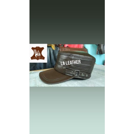 TOPI KOMANDO - TOPI PRIA - TOPI KULIT