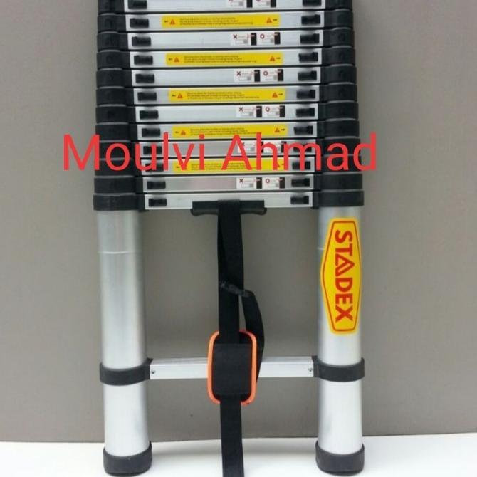 Tangga Teleskopik Single Merk Stadex 6.3 Meter