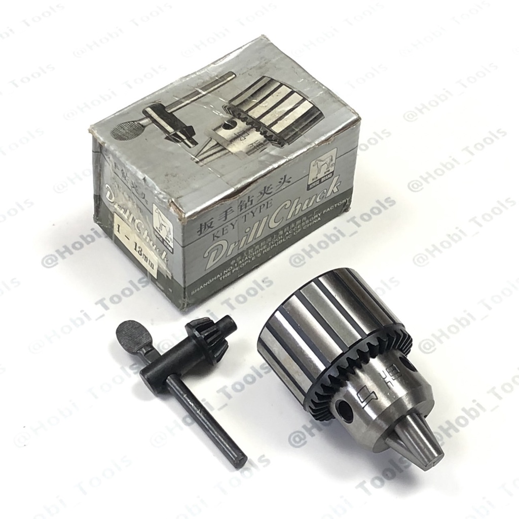 KEPALA BOR DUDUK 13MM B16 - KEYED DRILL CHUCK 13 MM