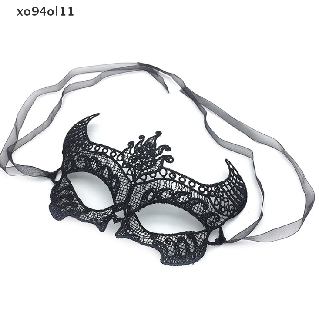 Xo Wanita Berongga Renda Masquerade Topeng Wajah Seksi Cosplay Prom Pesta Props Eye Mask OL