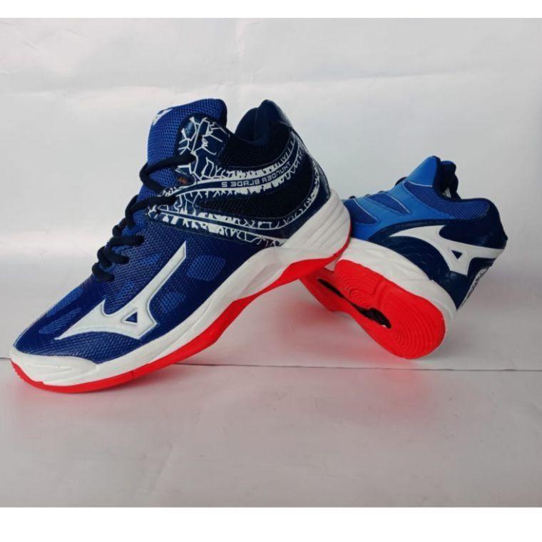 sepatu volly mizuno thunder blade 2 mid  lokal sepatu volly ball voli sepatu voly pria ▪ BGU.10De22ᴮ