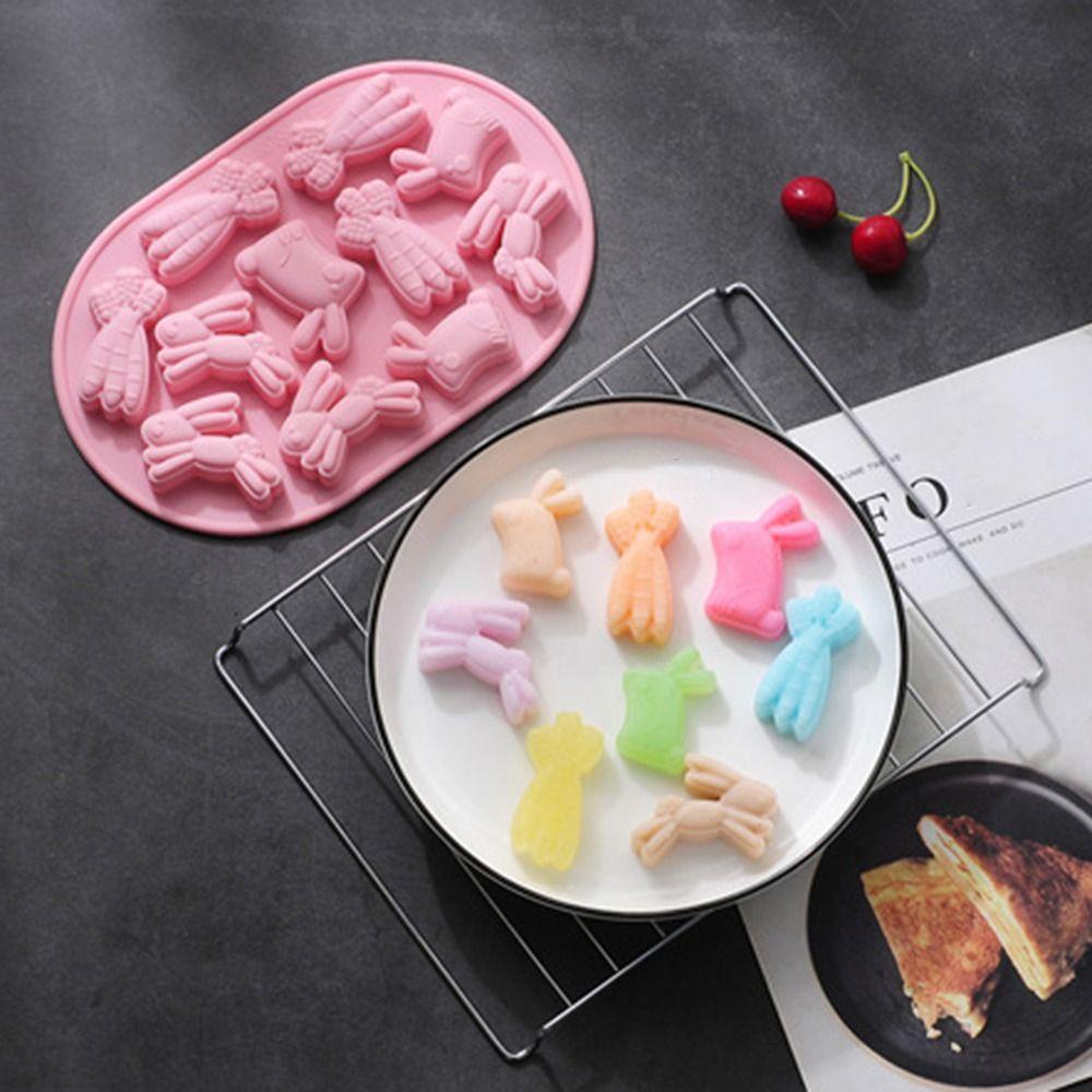 Solighter Easter Day Alat Baking Cetakan Sabun Loyang Cetakan Silikon