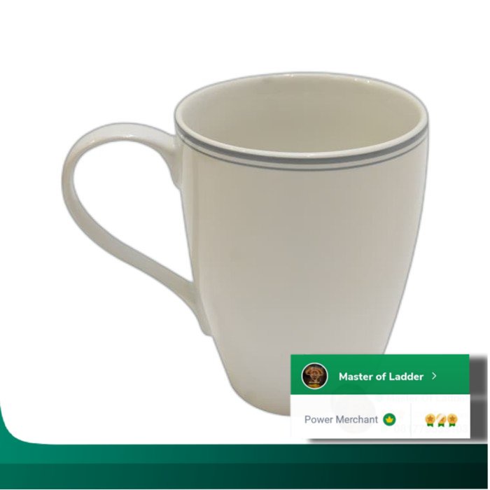 TBF APPETITE PALLETE ASPEN SET MUG 6 PCS - PUTIH/ABU ABU