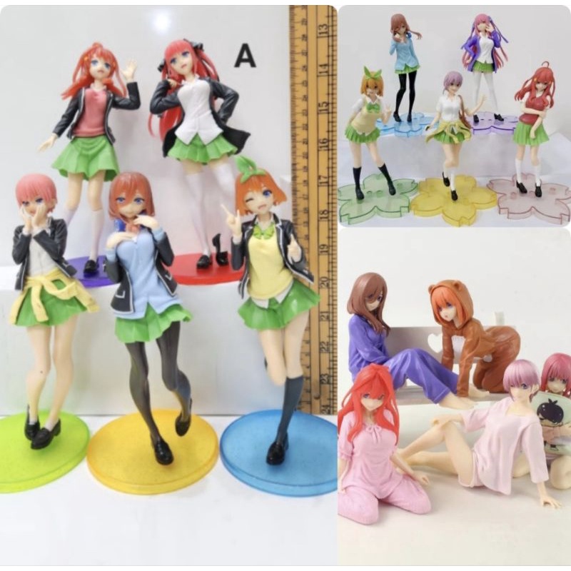 gotoubun no hanayome figure set 5 nino miku yotsuba itsuki ichika