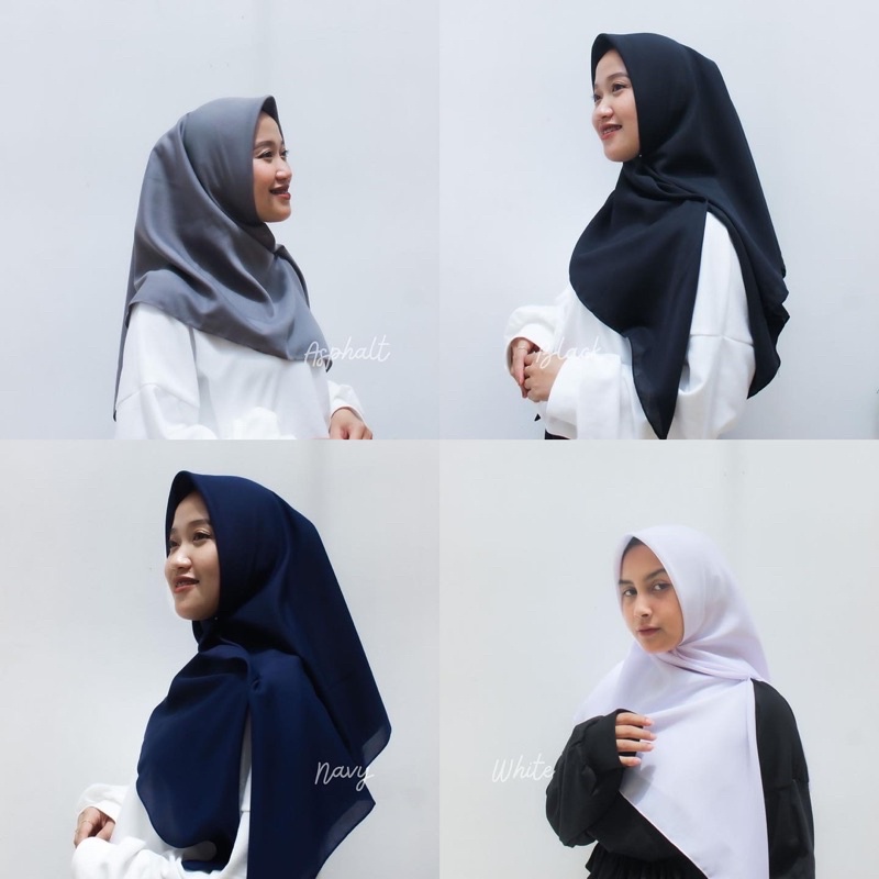 Mecca Square Scarf (Plain Paris Cotton)