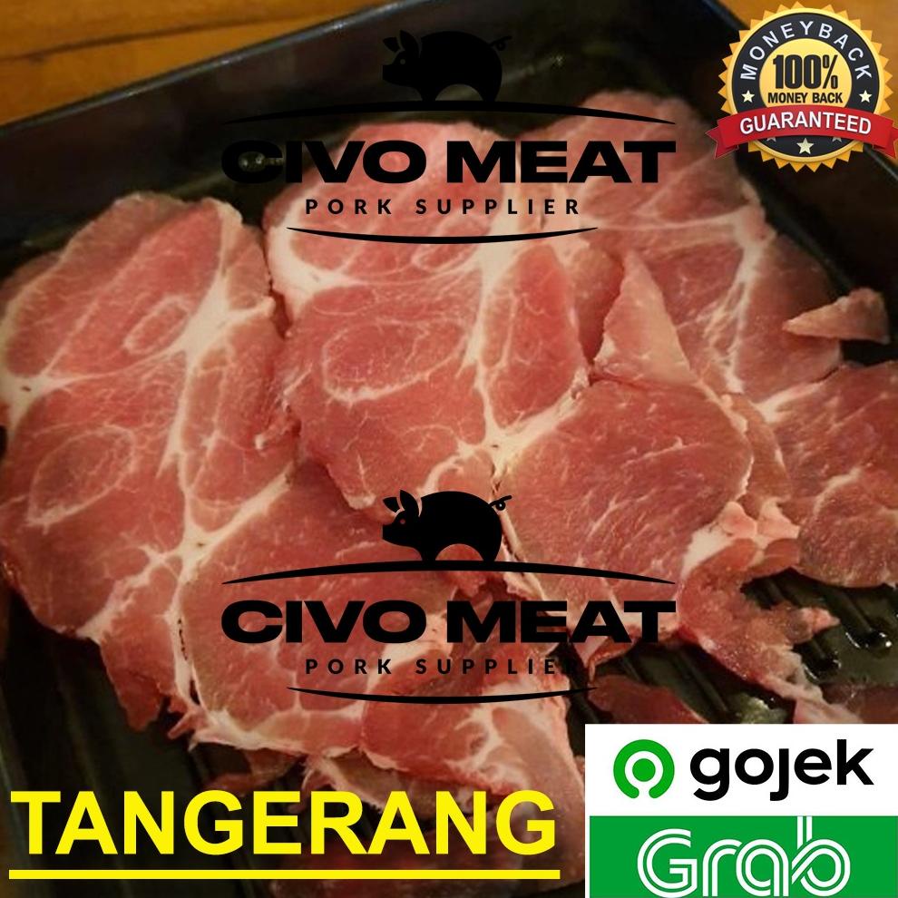 

[BAYAR DITEMPAT] Kapsim Slice tipis / Daging babi - 500g