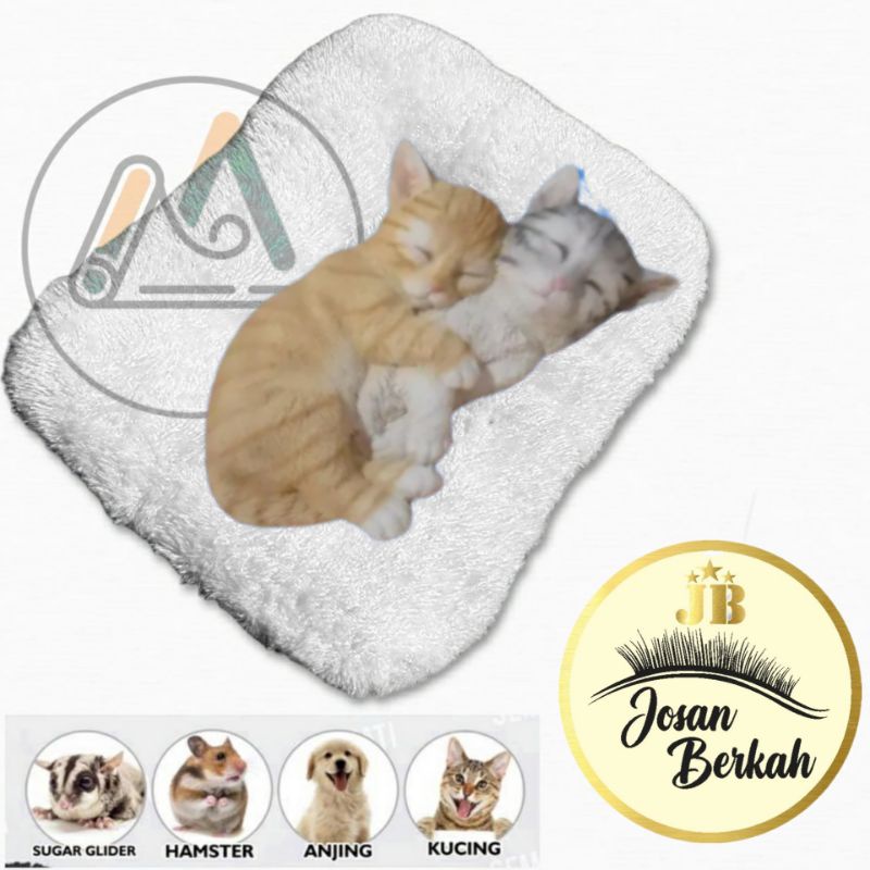 kasur kucing atau anjing mungil super lembut