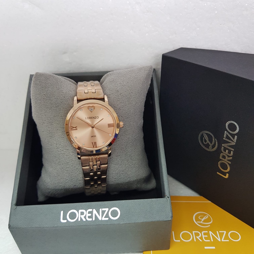 JAM TANGAN WANITA LORENZO 7123L 7123 ORIGINAL FREE BOX