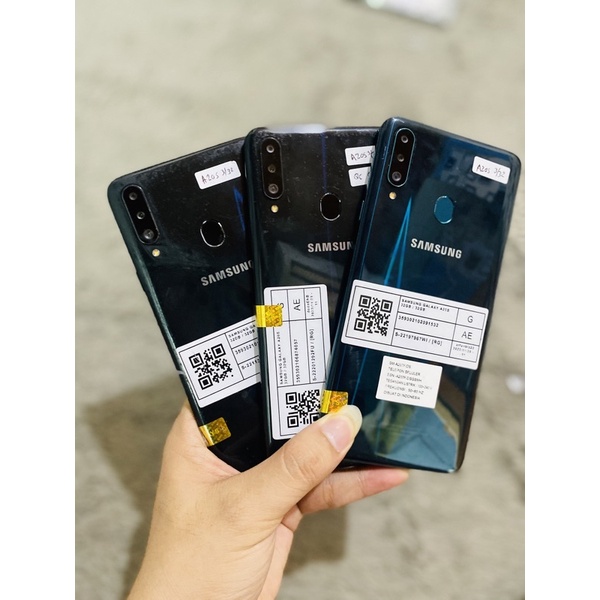 Handpone Hp Samsung A20S A02s 4/64 3/32 Second Original Seken Bekas Murah garansi sein