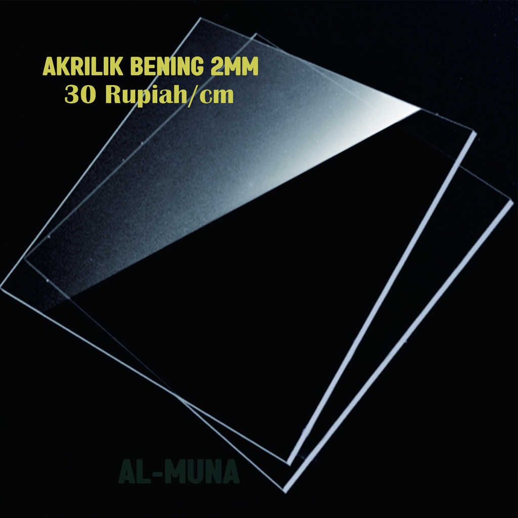 akrilik lembaran bening/tranfaran 2mm