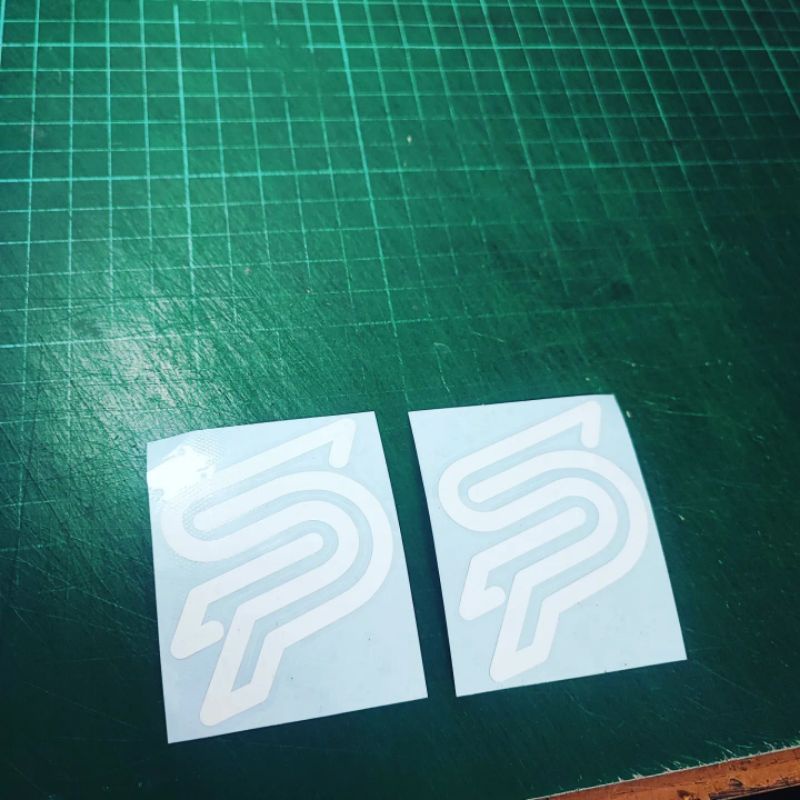 

Sticker Cutting Speed People isi 2 pcs White