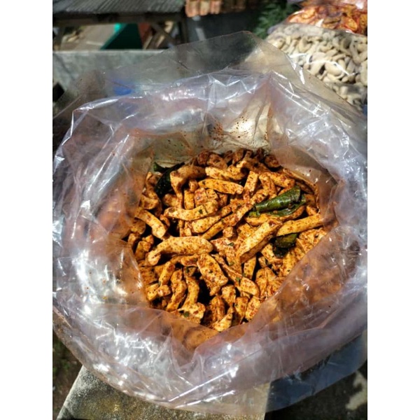 

basreng bal 2kg full bumbu daun jeruk cabe asli.