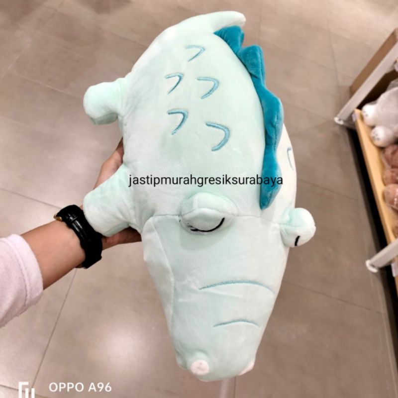 LYING CROCODILE PLUSH TOY MINISO 40CM BONEKA BUAYA MINISO BONEKA MINISO