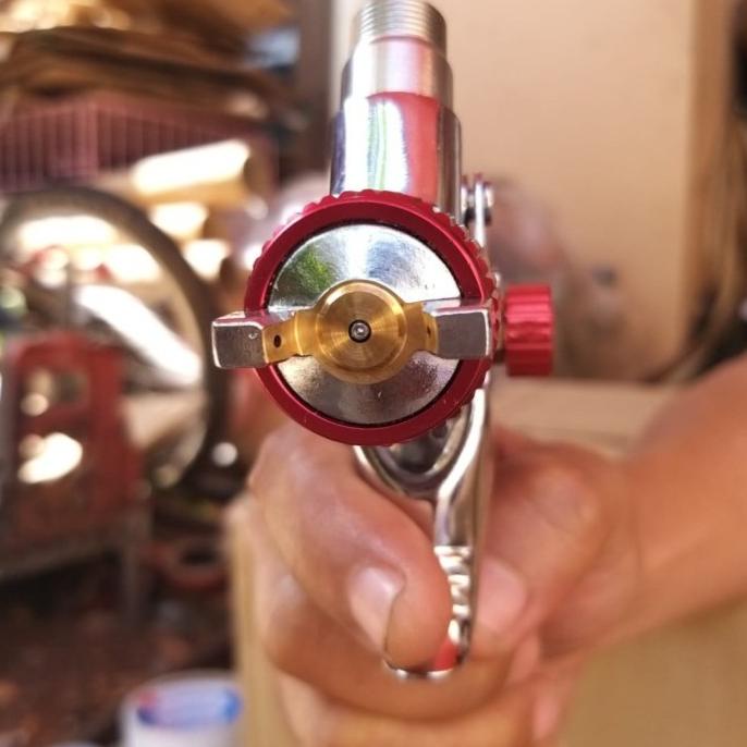 Spray Gun Mini - HVLP-8000 / spray gun HVLP tabung atas 0.8mm